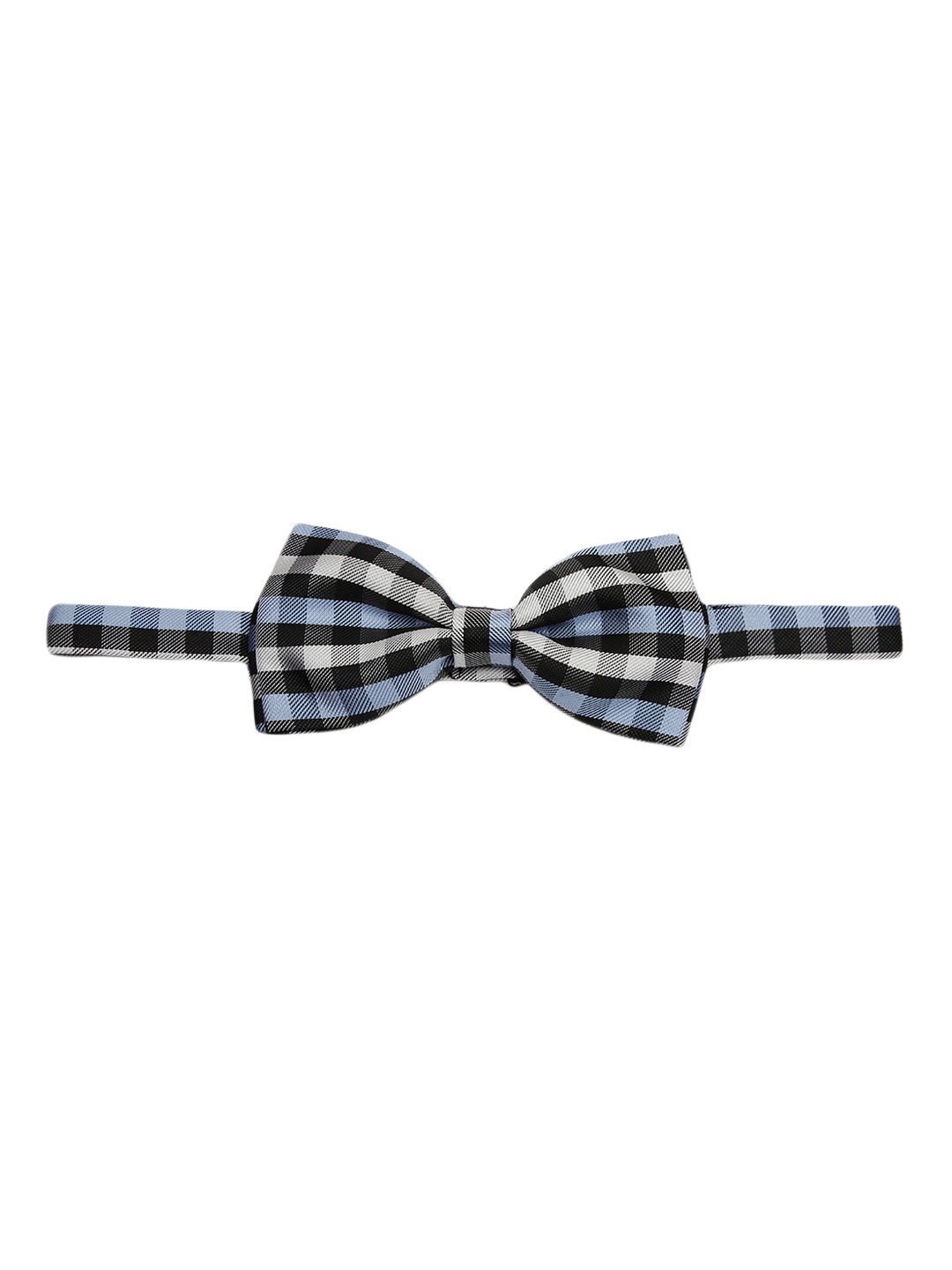 

Alvaro Castagnino Black & Blue Checked Bow Tie
