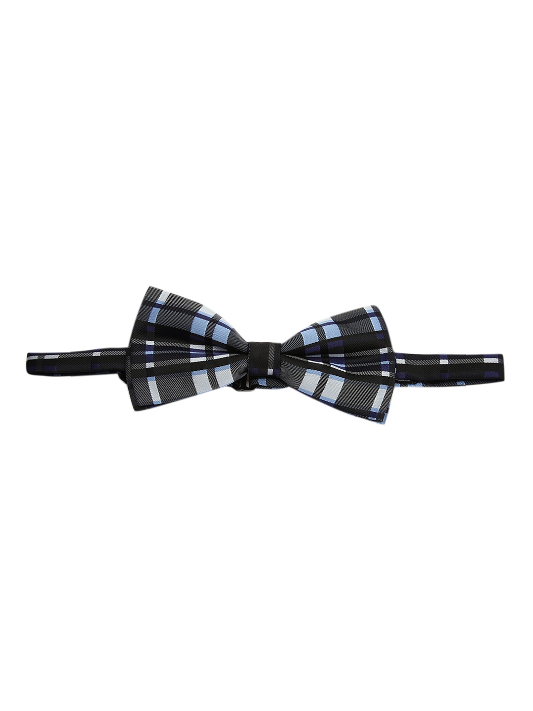 

Alvaro Castagnino Black & Blue Checked Bow Tie