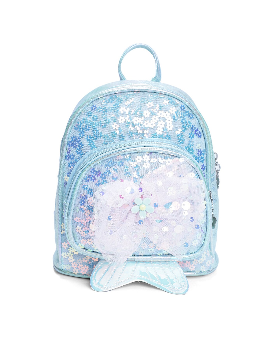 

Kids On Board Girls Graphic Embellished Backpack, Turquoise blue