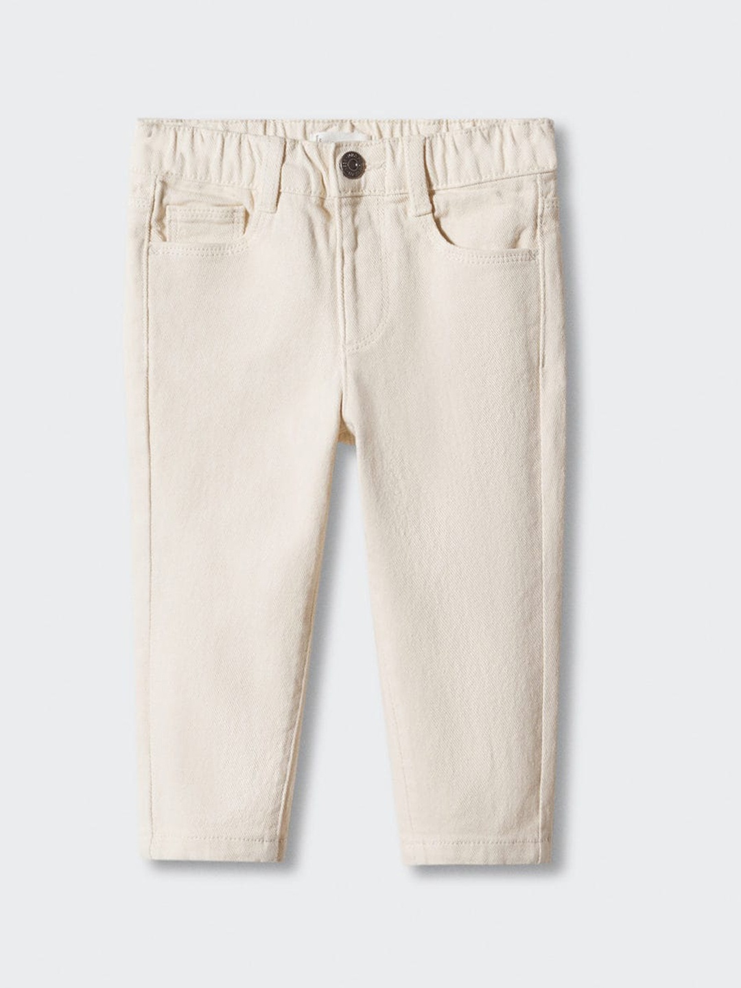 

Mango Kids Boys Regular Fit Stretchable Jeans, White