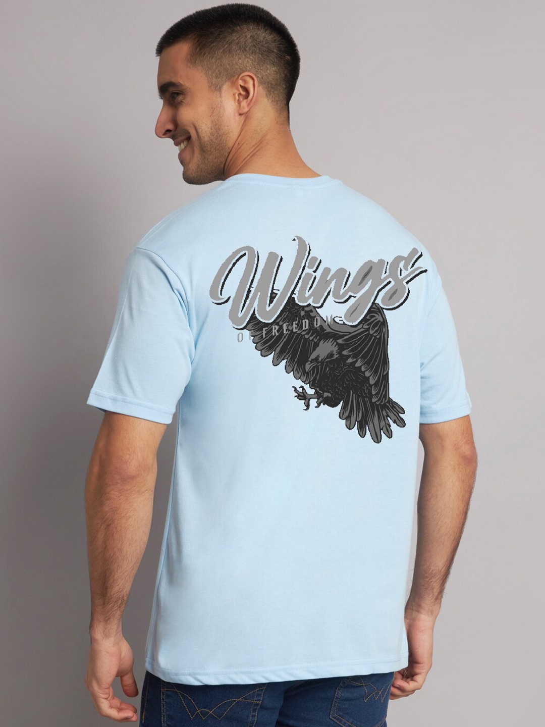 

The Modern Soul Graphic Printed Oversize T-Shirt, Blue