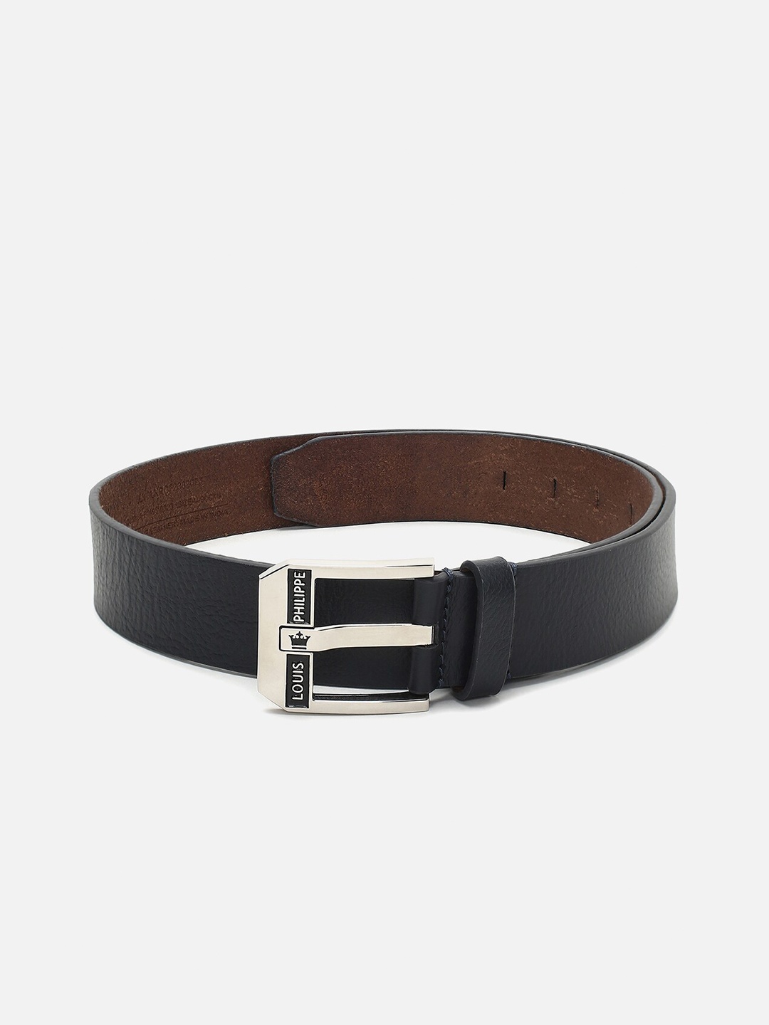 

Louis Philippe Sport Men Leather Formal Belt, Black