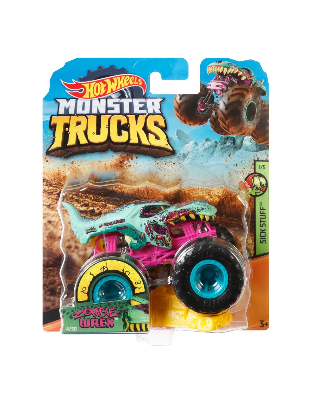 Hot Wheels Pack of 2 Assorted Monster Trucks
