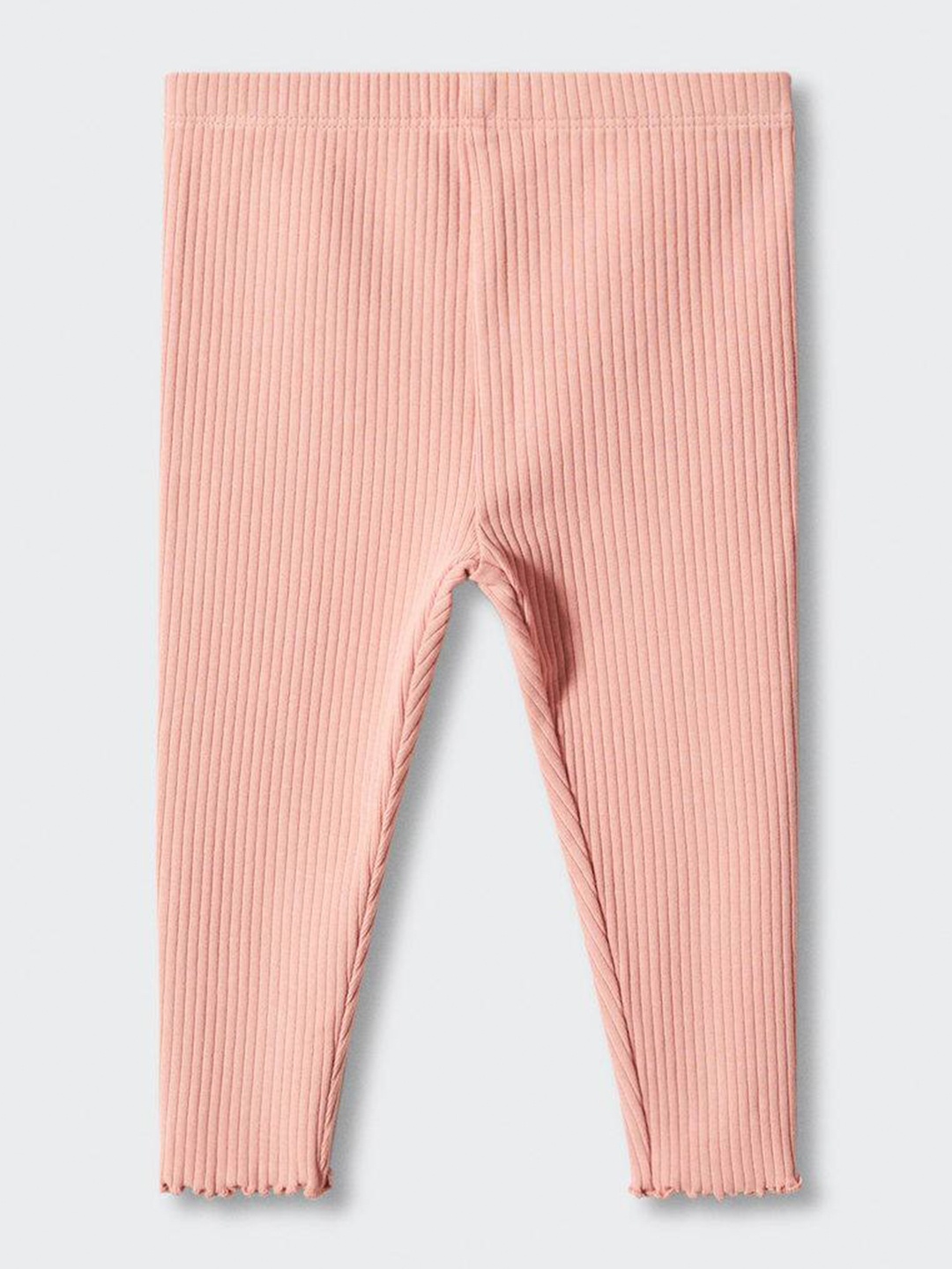 

Mango Kids Girls Stretchable Ankle Length Leggings, Peach