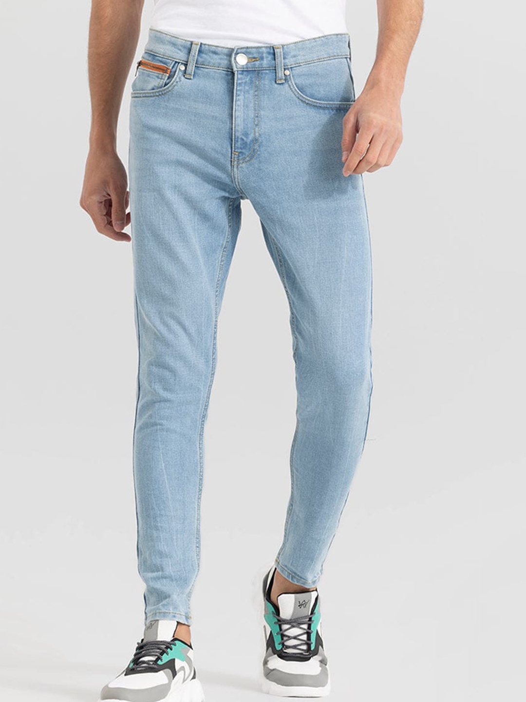 

Snitch Men Blue Skinny Fit Mid-Rise Stretchable Jeans