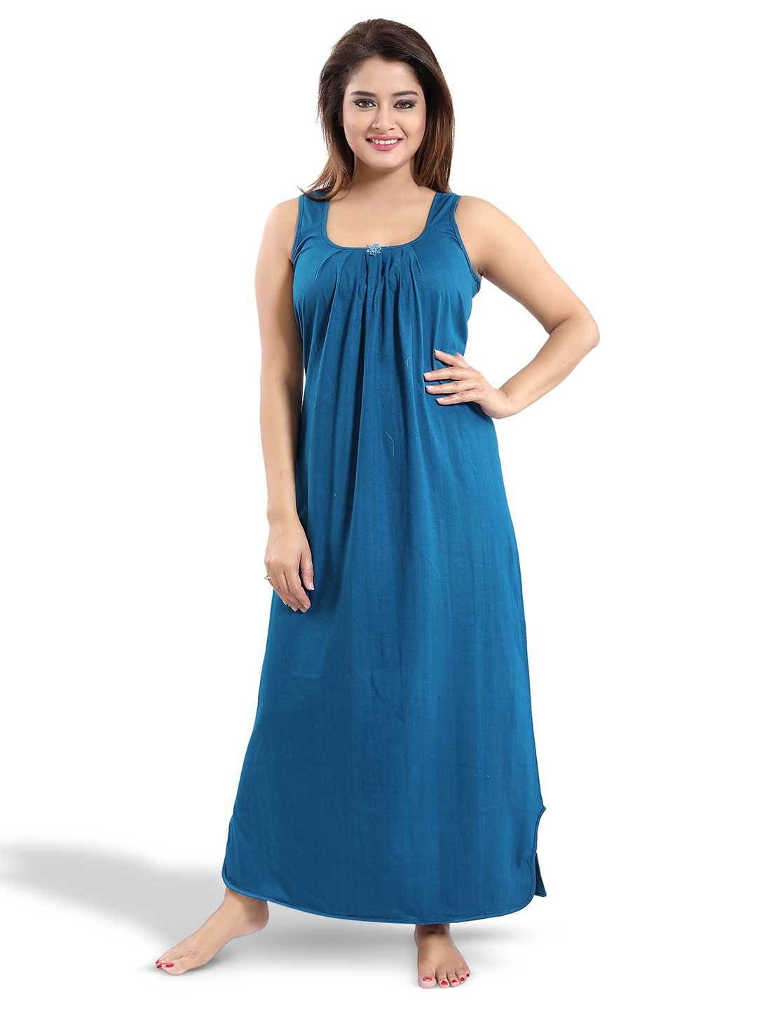 

Inner Beats Scoop Neck Maxi Nightdress, Blue