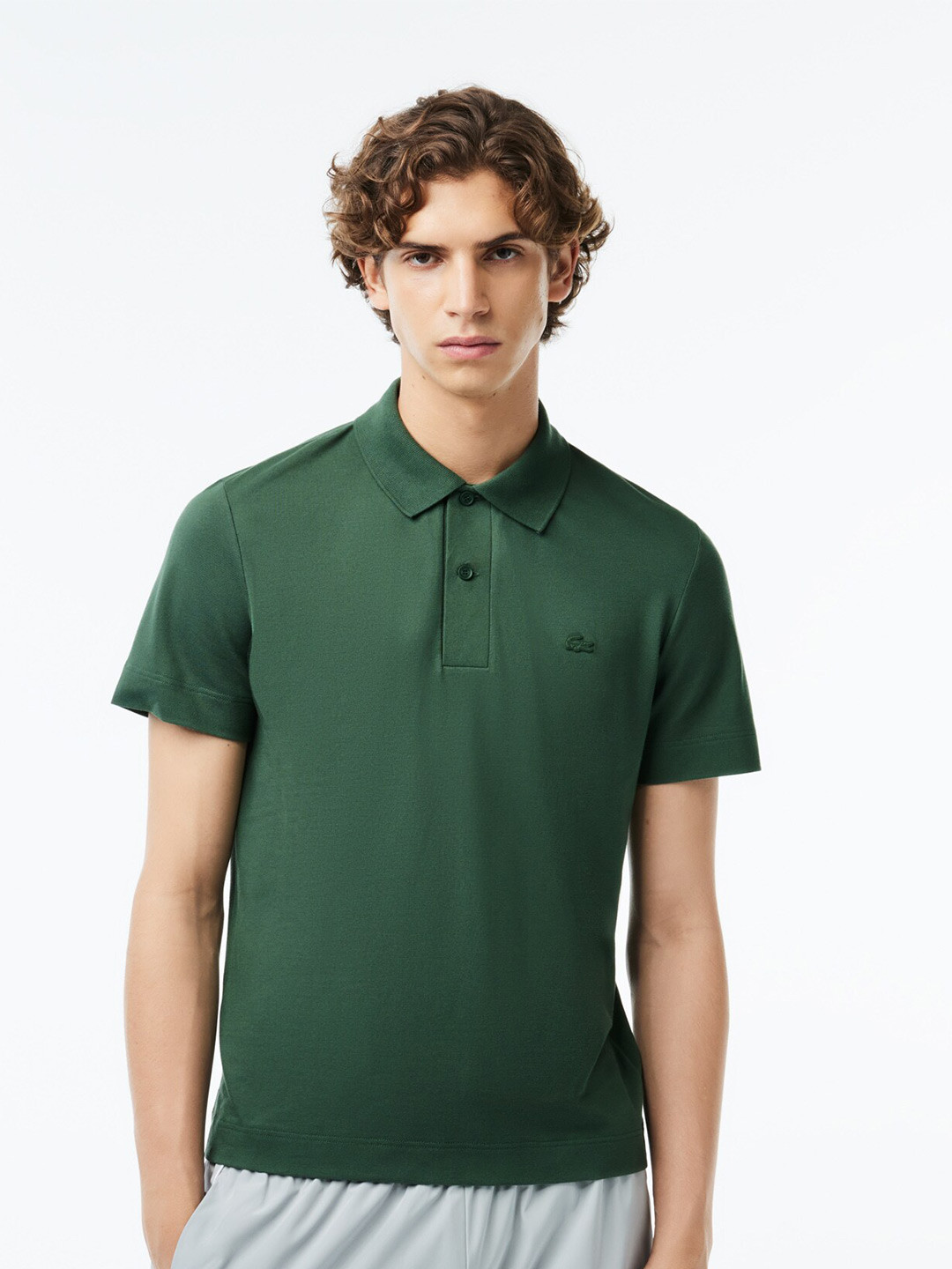 

Lacoste Regular Fit Polo Collar Casual T-shirt, Green