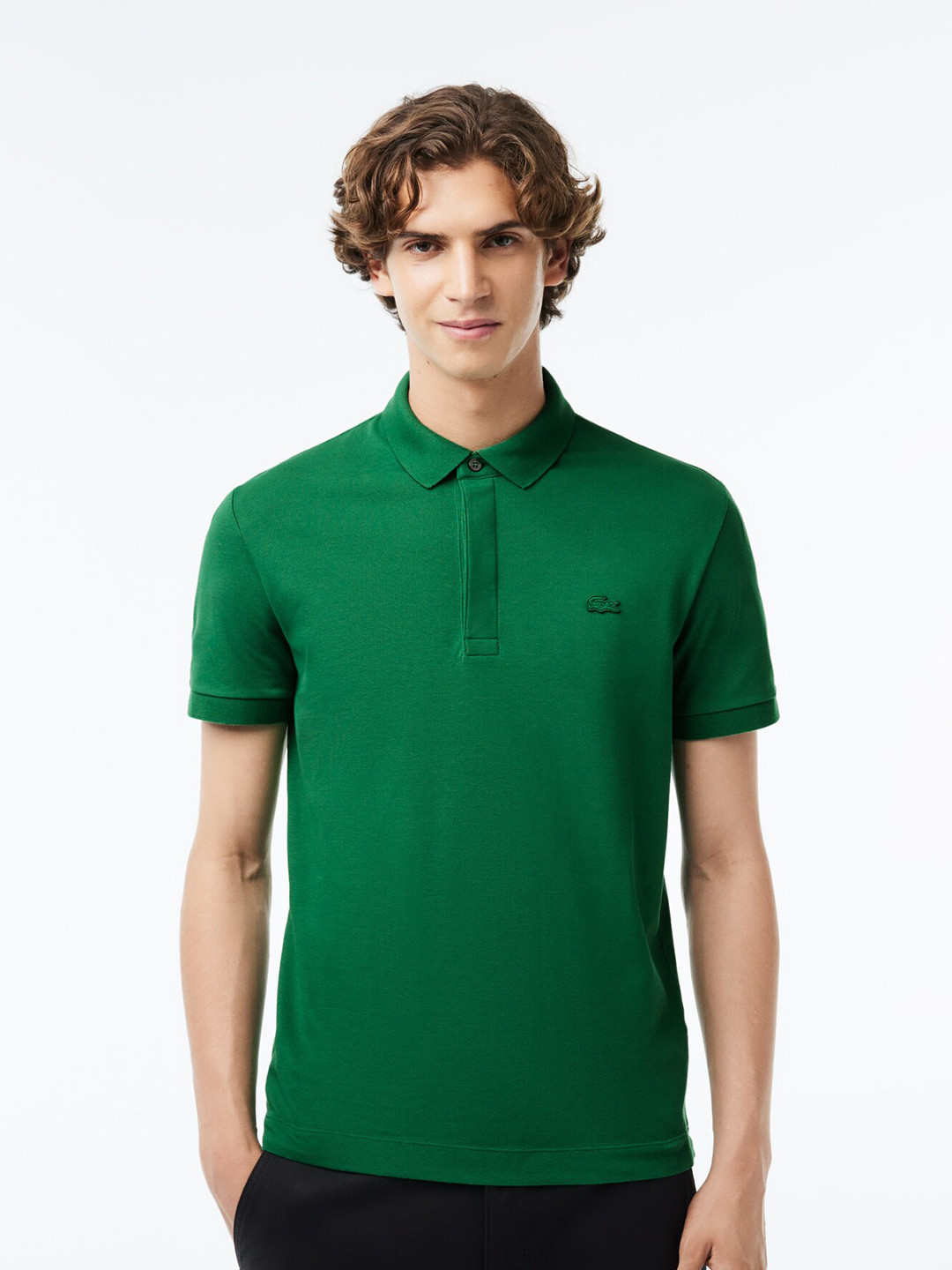 

Lacoste Regular Fit Polo Collar Casual T-shirt, Green