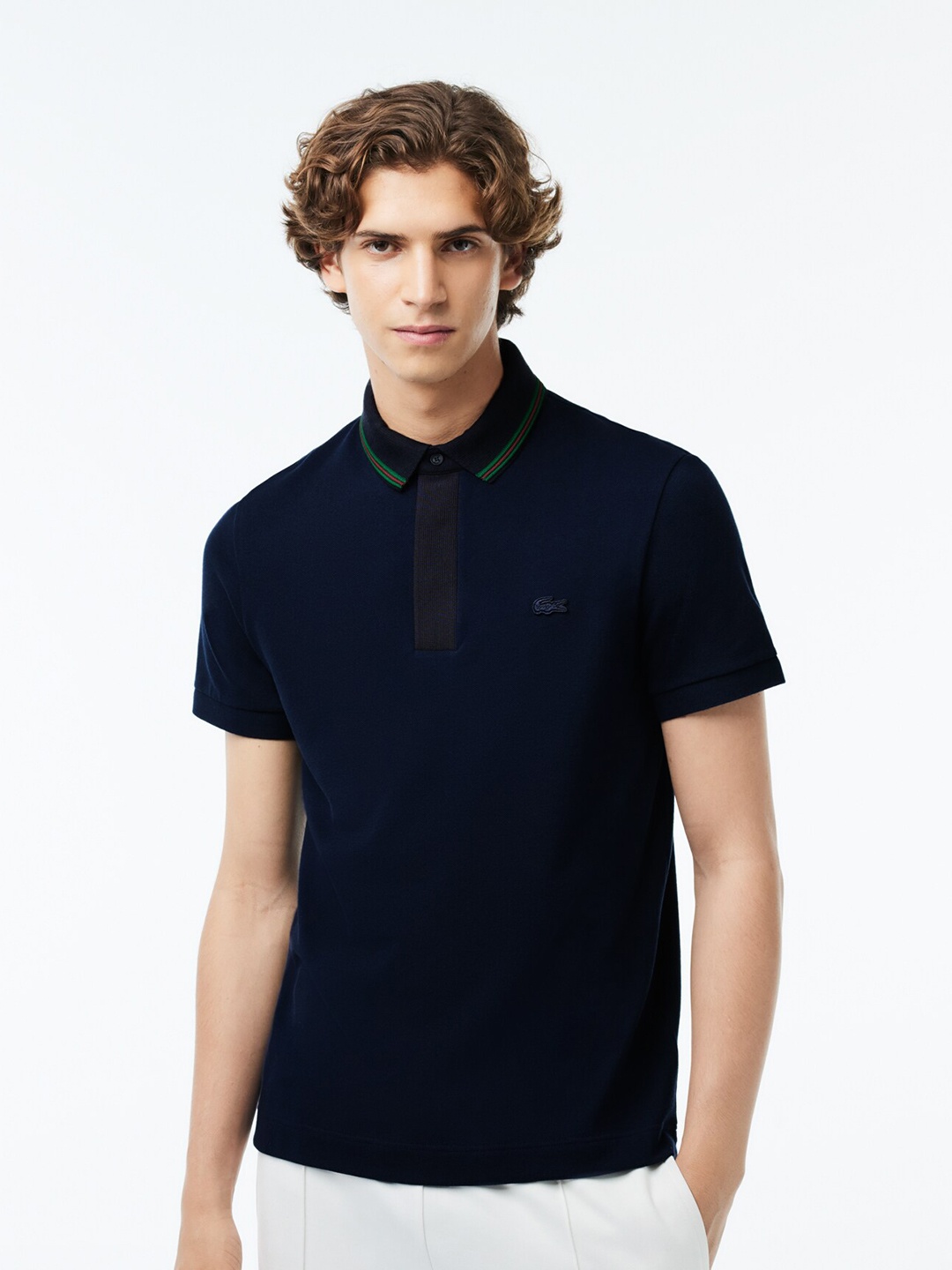 

Lacoste Polo Collar T-shirt, Navy blue