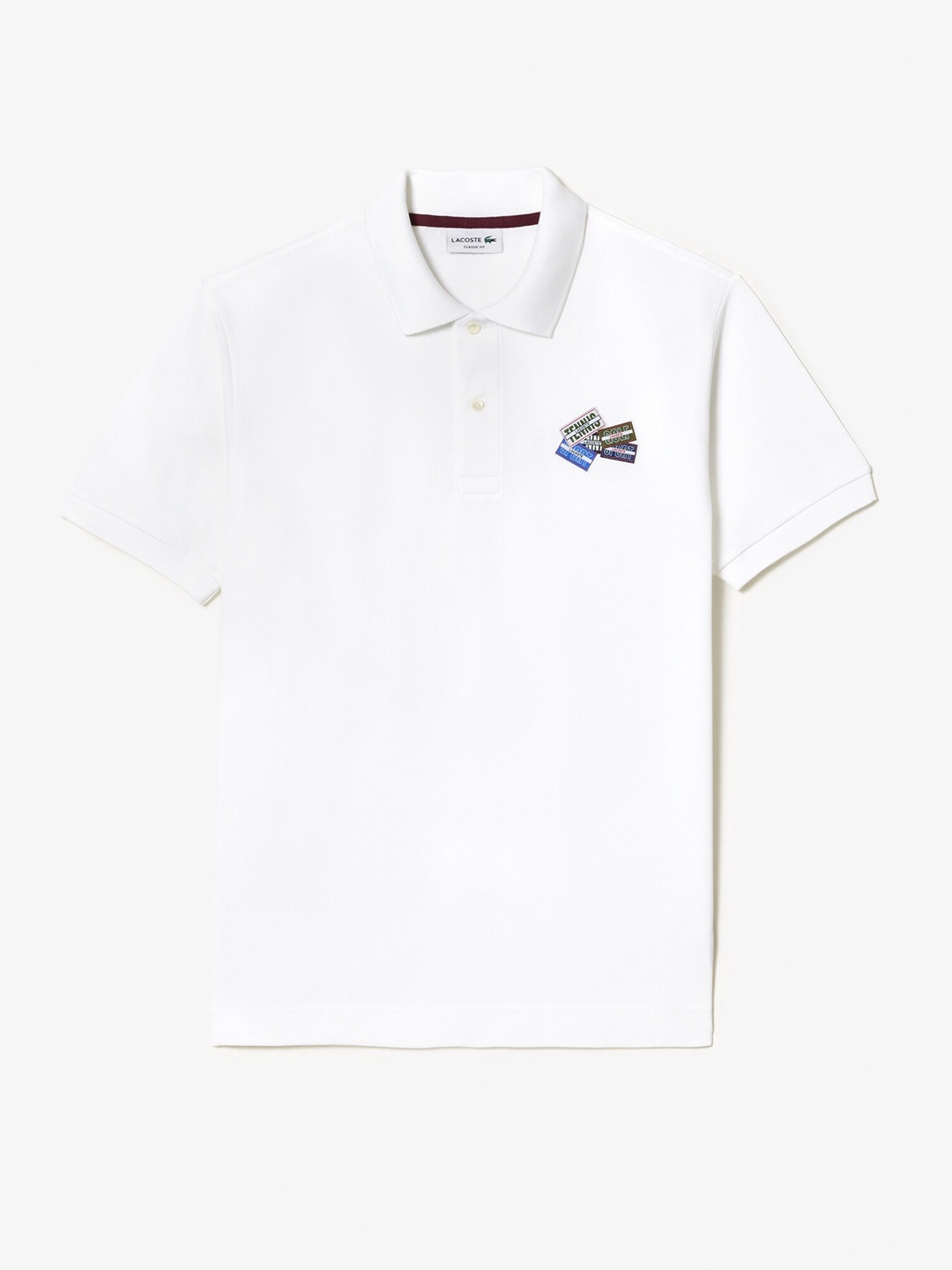 

Lacoste Polo Collar Pure Cotton T-shirt, White