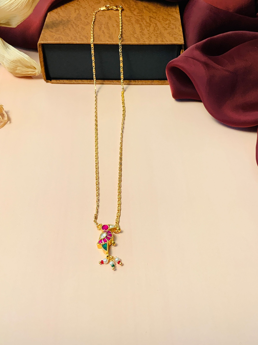 

ABDESIGNS Brass Gold-Plated Necklace