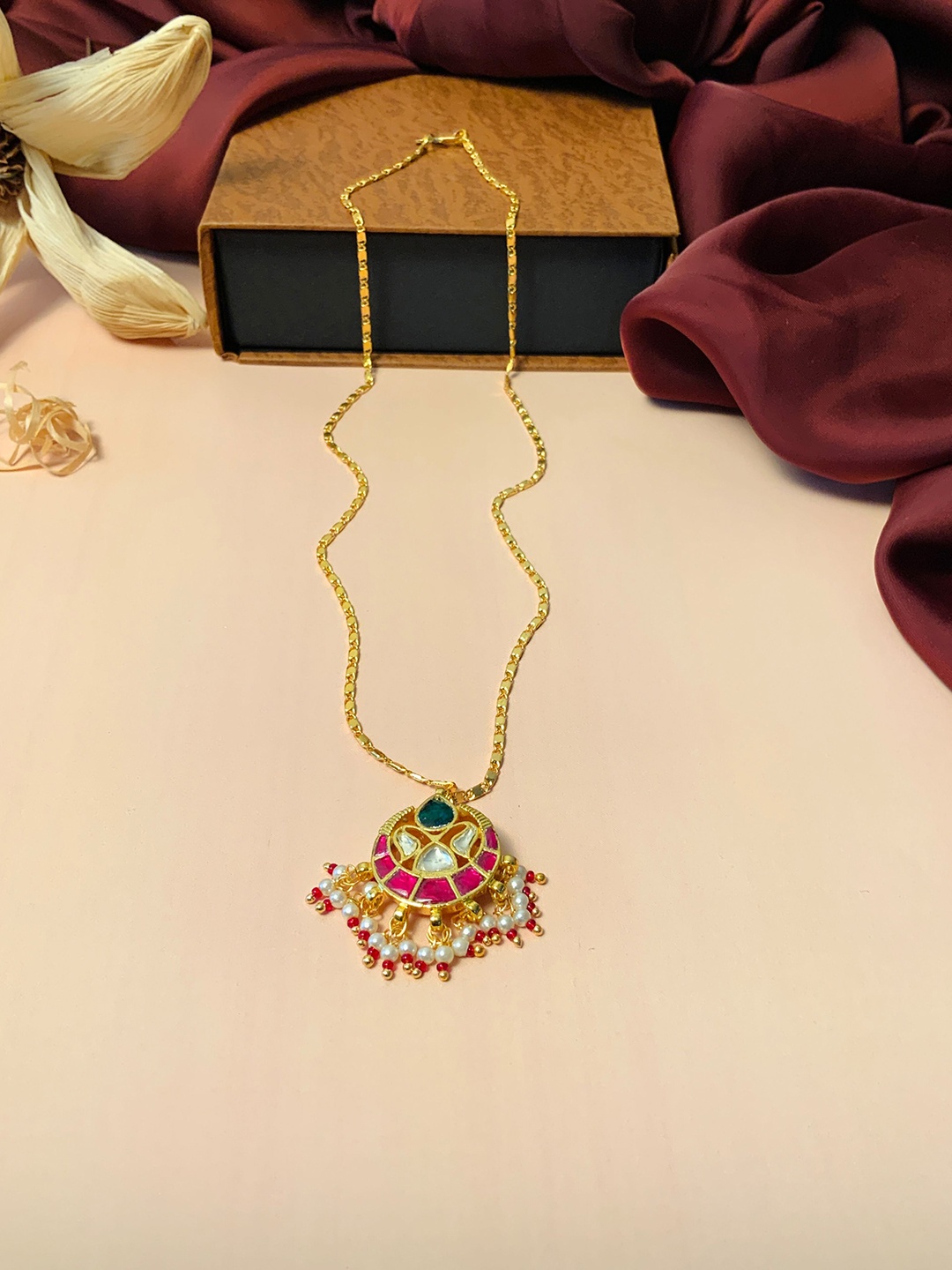 

ABDESIGNS Brass Gold-Plated Necklace
