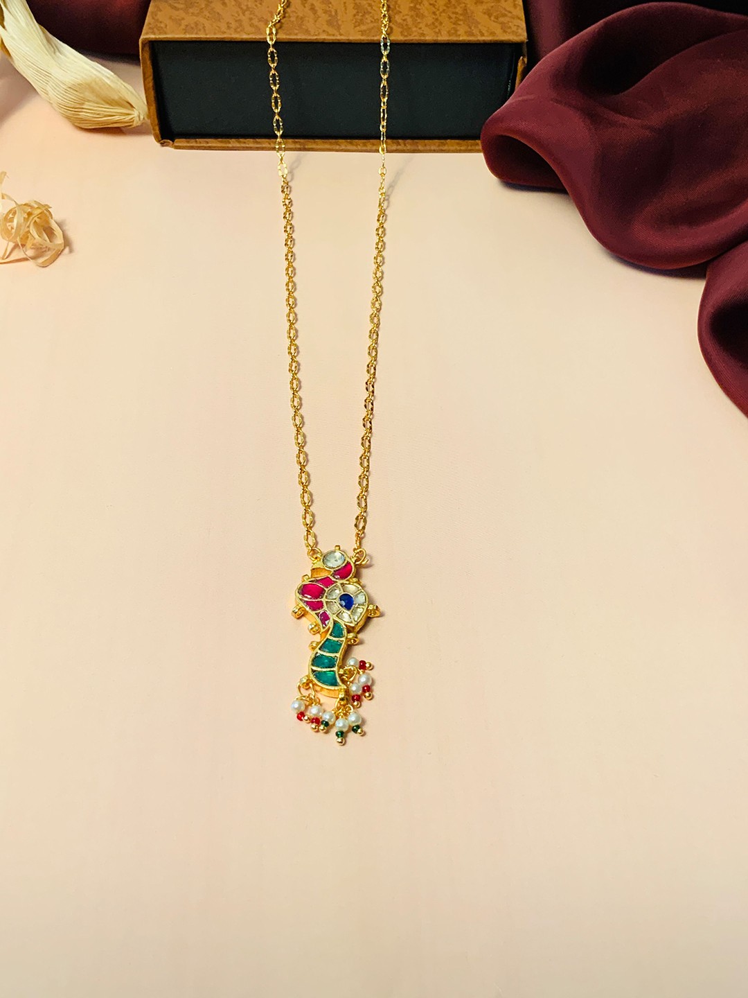 

ABDESIGNS Brass Gold-Plated Necklace