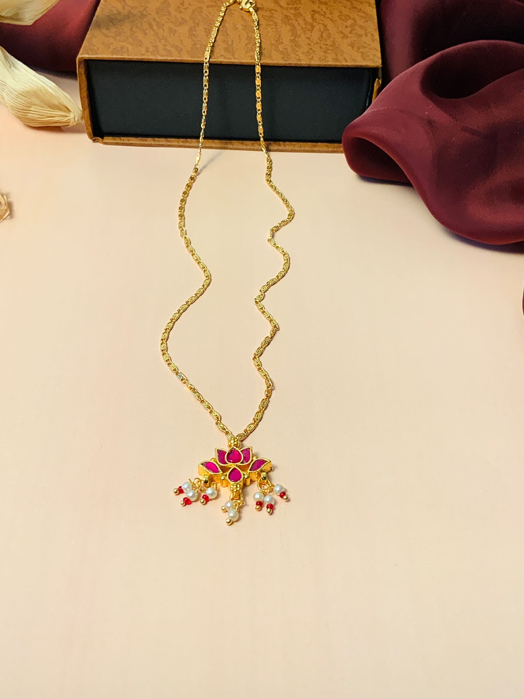 

ABDESIGNS Brass Gold-Plated Necklace