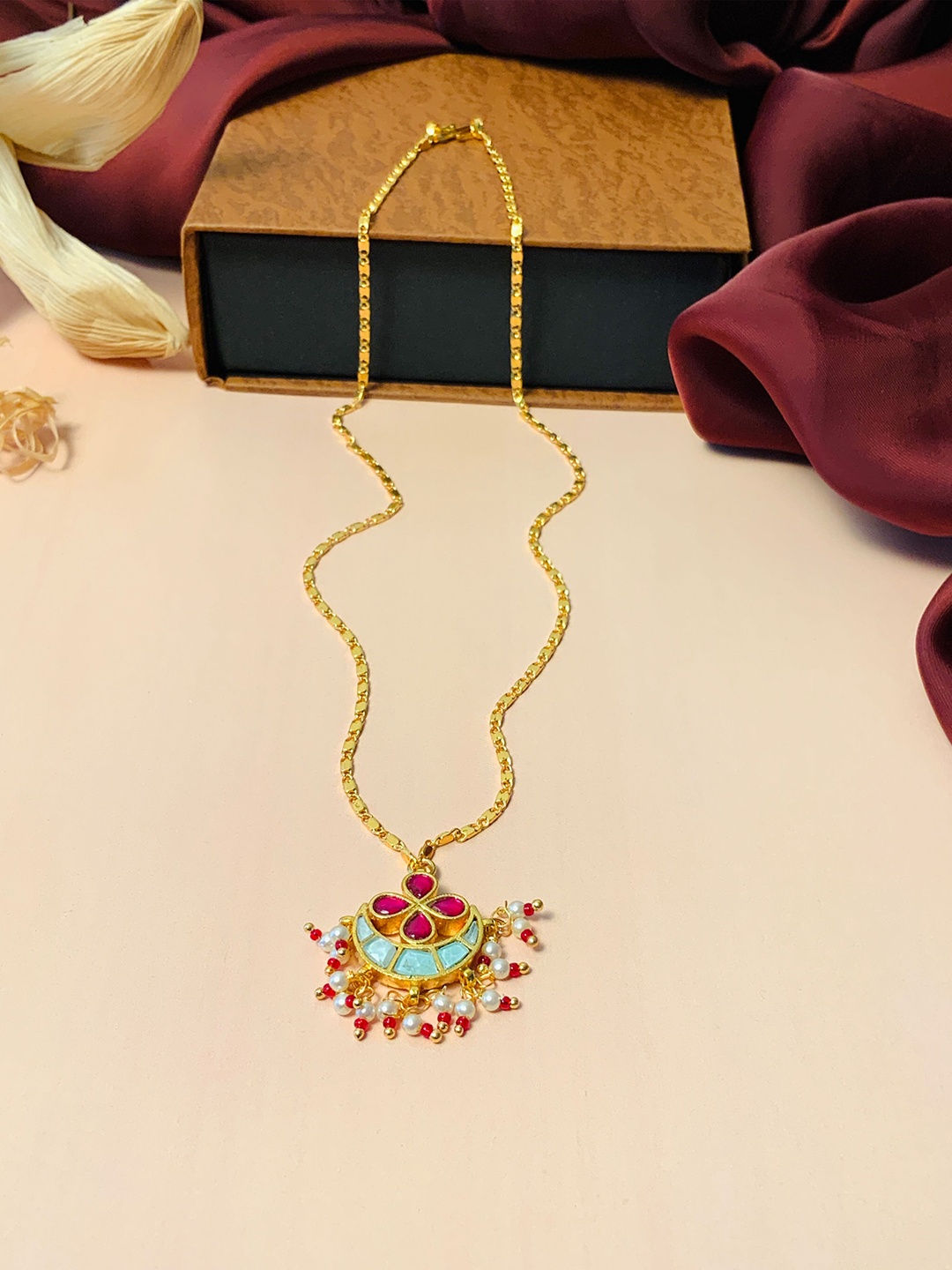 

ABDESIGNS Brass Gold-Plated Necklace
