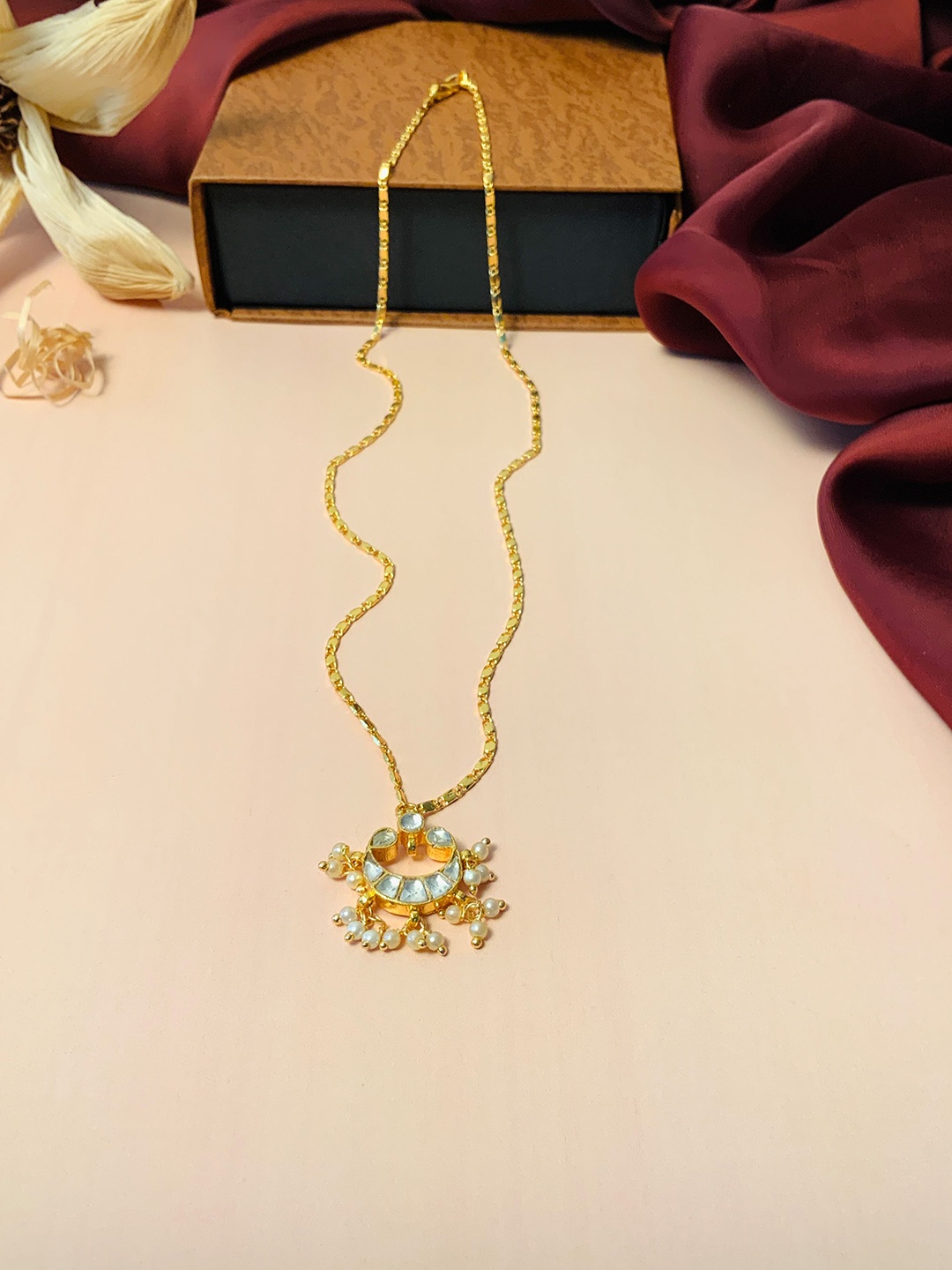 

ABDESIGNS Brass Gold-Plated Necklace
