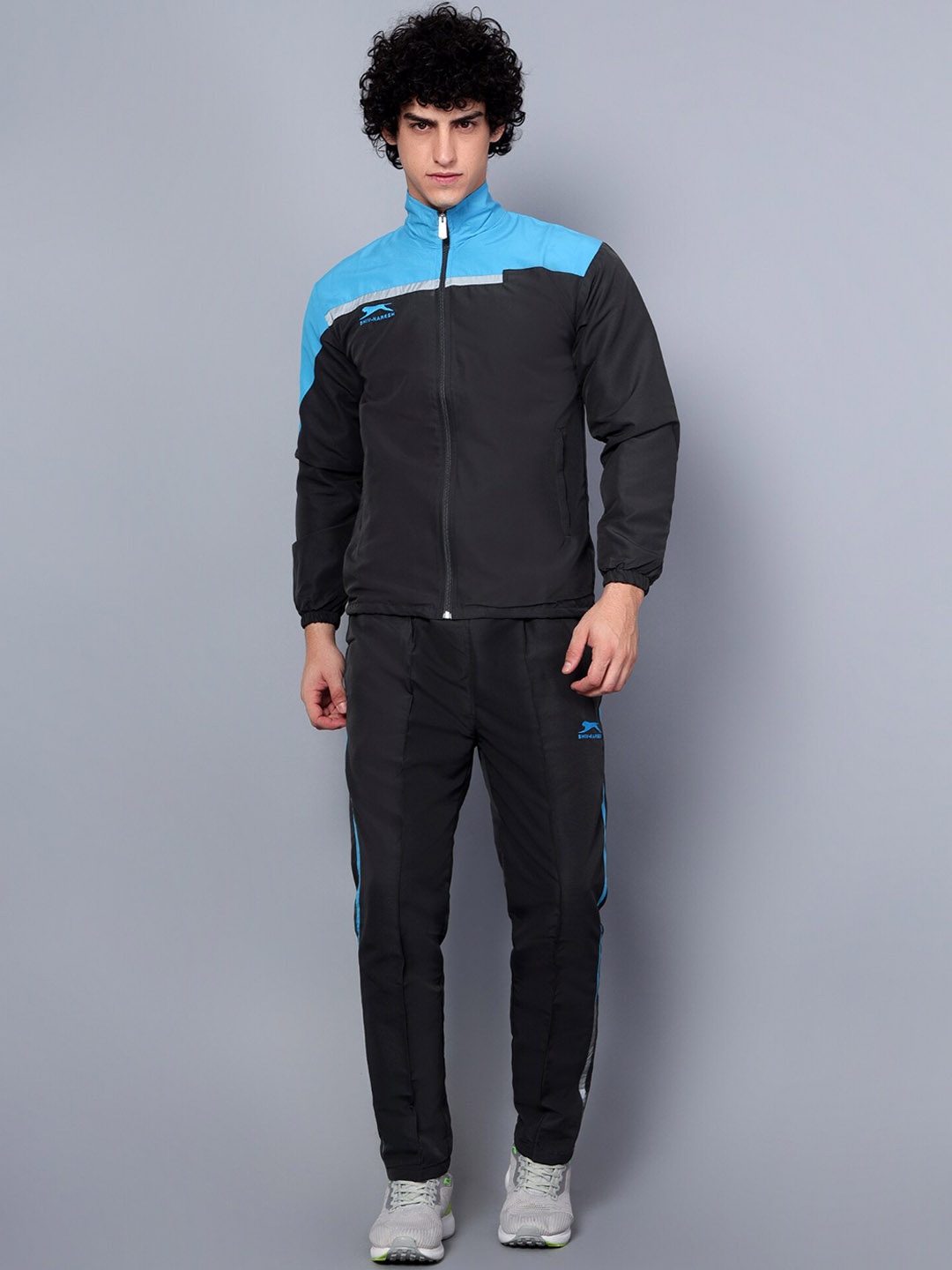 

Shiv Naresh Colourblocked Mid-Rise Tracksuits, Black