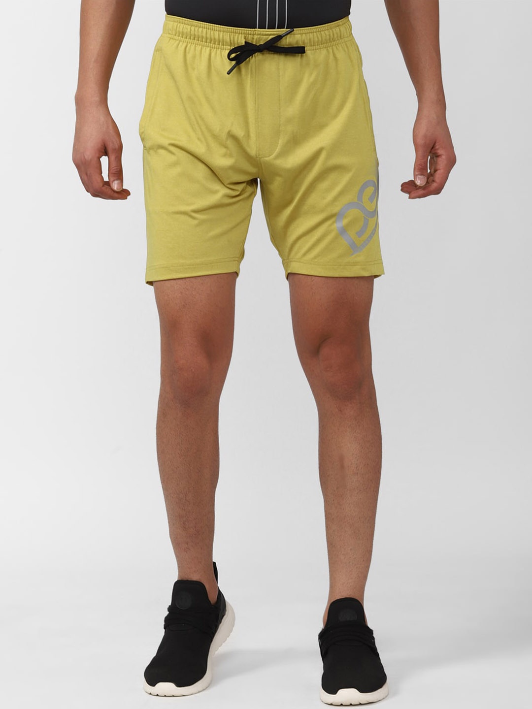 

Peter England Casuals Men Mid-Rise Sports Shorts, Yellow