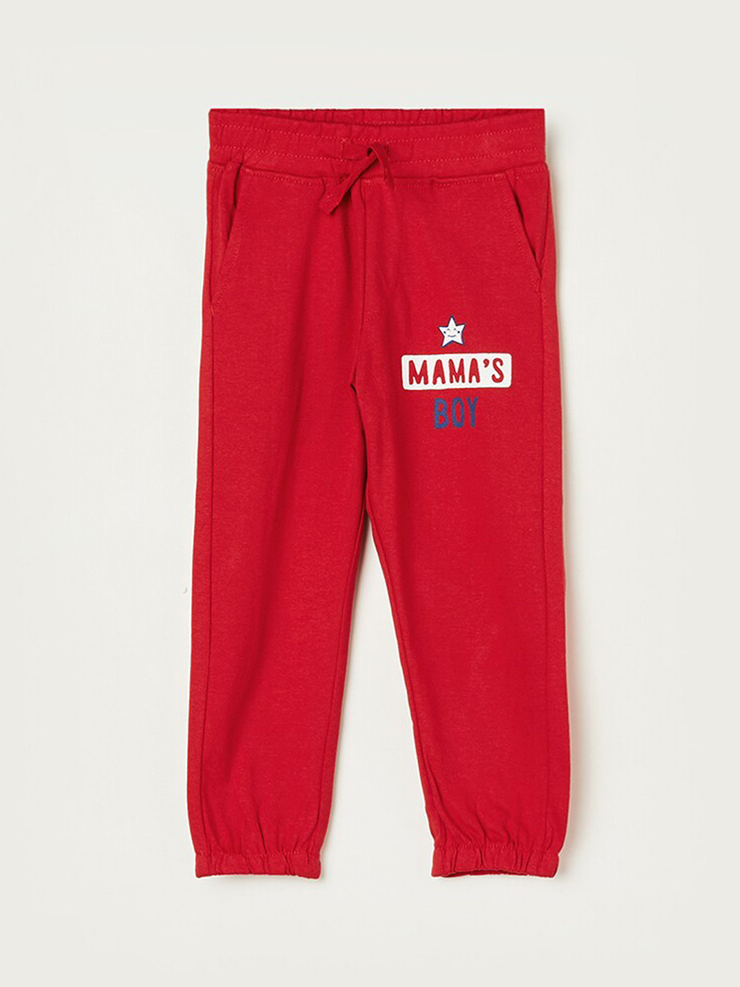 

Juniors by Lifestyle Infant Boys Mid-Rise Cotton Joggers, Red