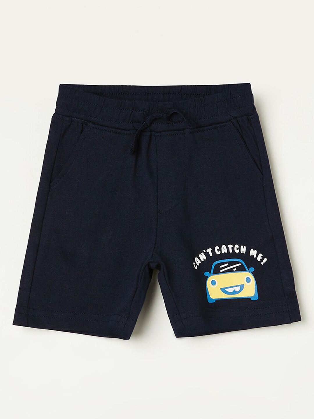 

Juniors by Lifestyle Boys Graphic Printed Cotton Mid Rise Shorts, Blue
