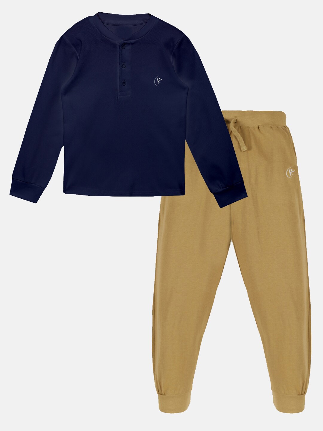 

KiddoPanti Boys T-Shirt With Track Pant, Navy blue