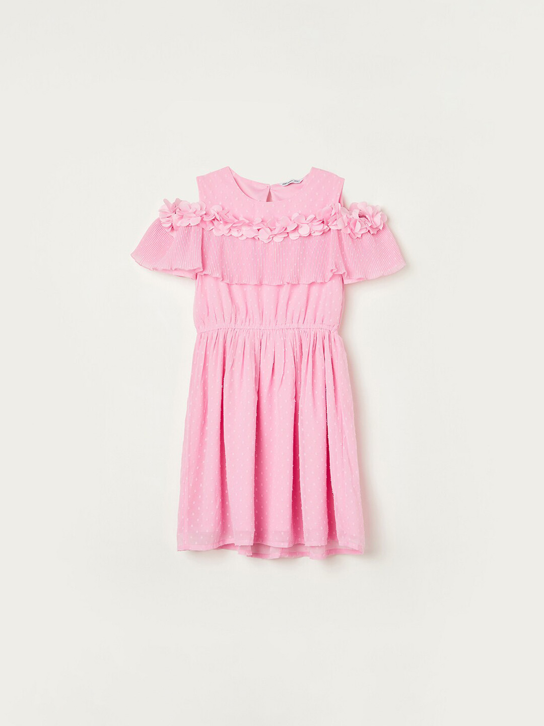 

Fame Forever by Lifestyle Girls Self Design Fit & Flare Dress, Pink