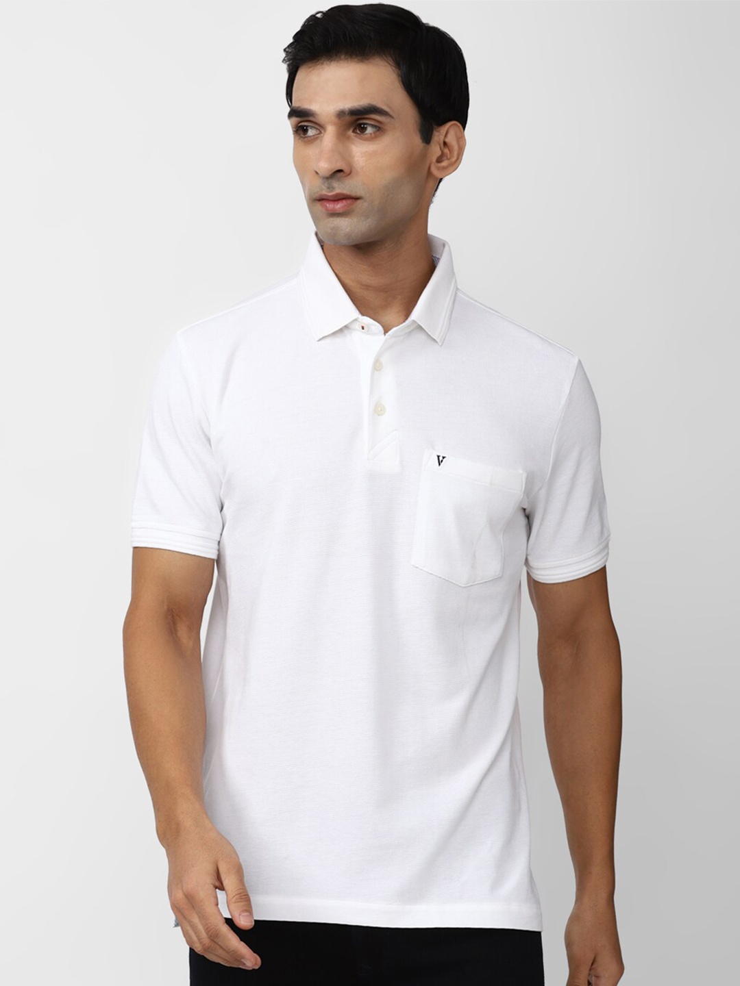 

Van Heusen Sport Polo Collar Pure Cotton T-shirt, White