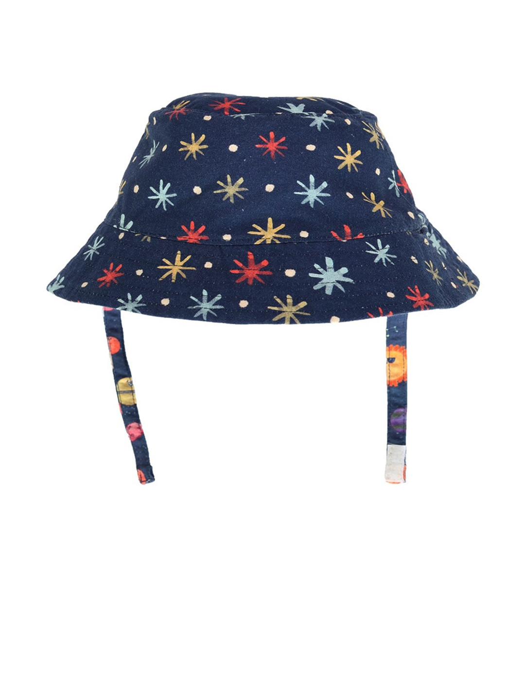 

Alicia Souza Kids Printed Cotton Reversible Bucket Hat, Blue