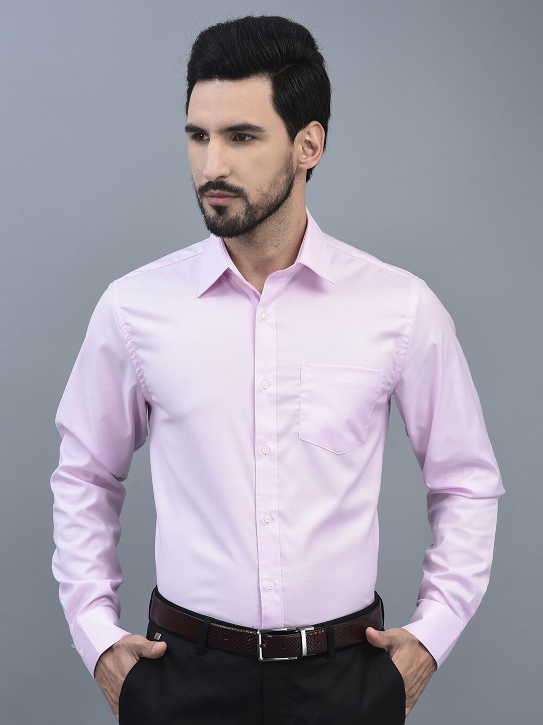 

CANOE Relaxed Tailored Fit Formal Shirt, Pink