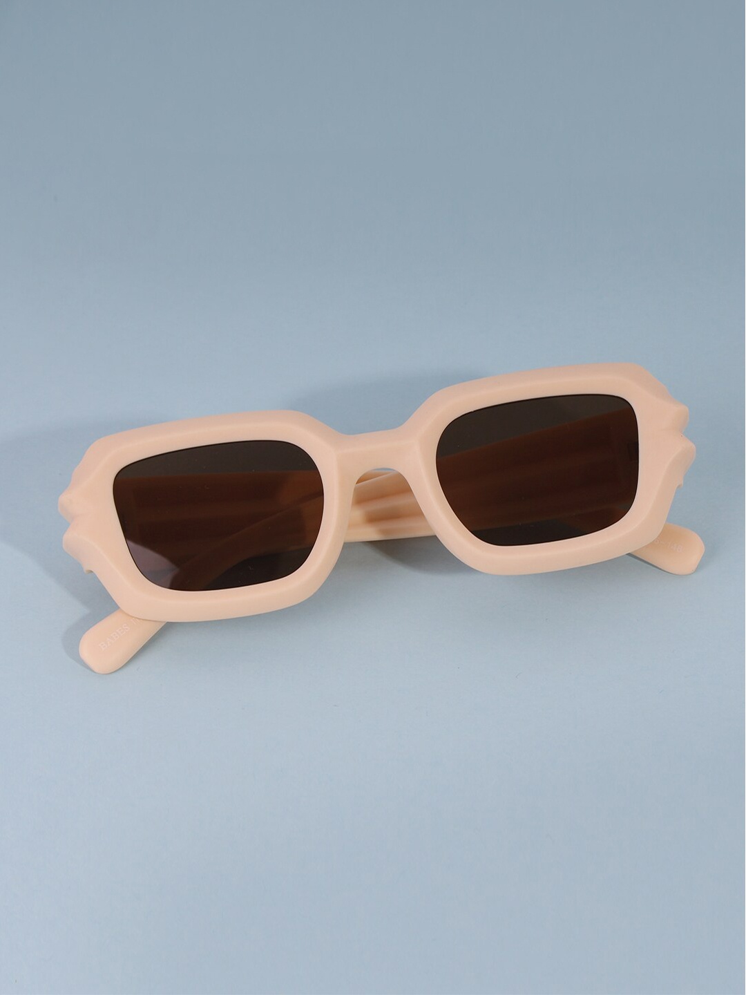 

QUIRKY Unisex Square Sunglasses With UV Protected Lens, Brown