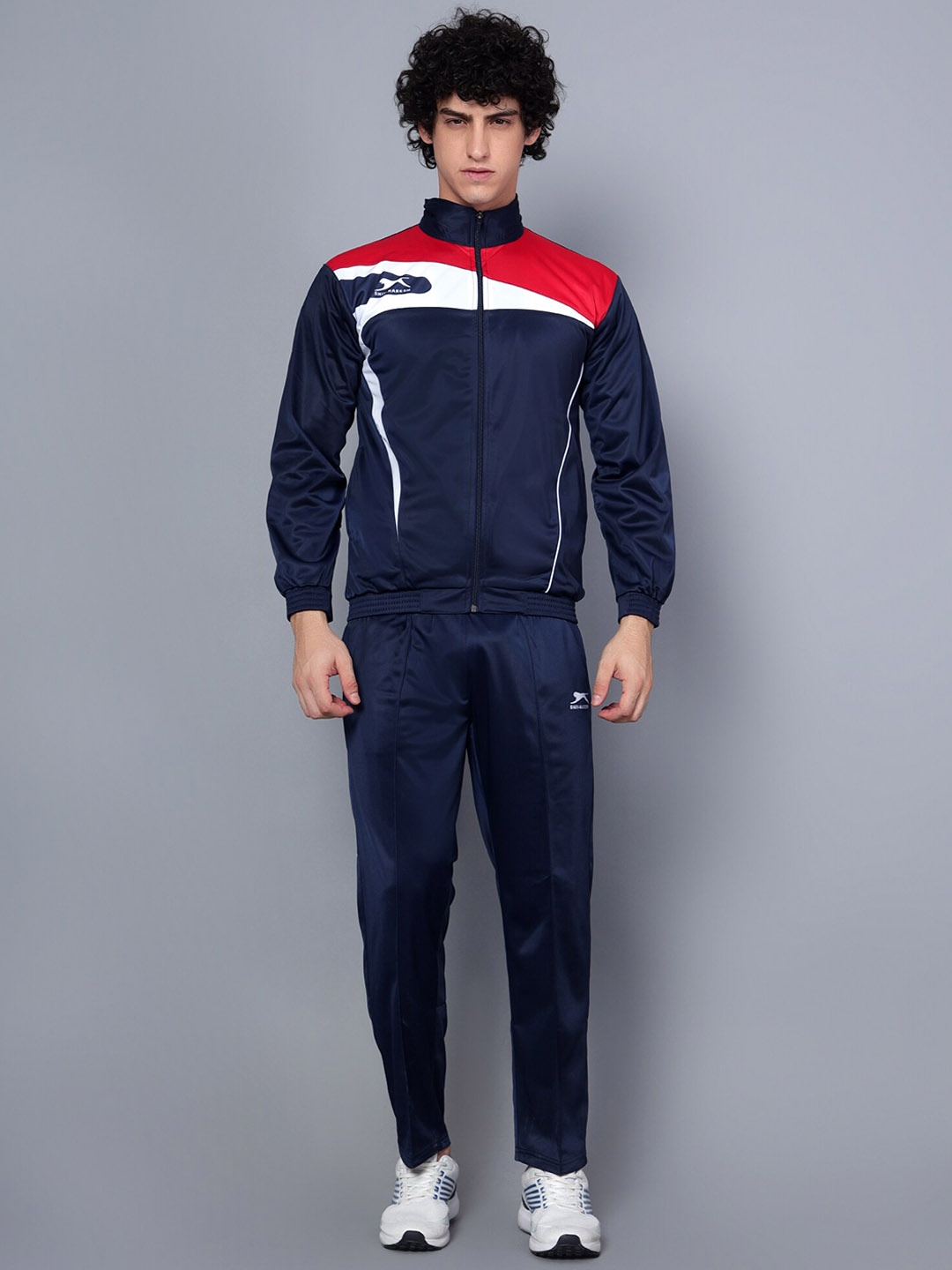 

Shiv Naresh Color-Blocked Detail Tracksuits, Navy blue