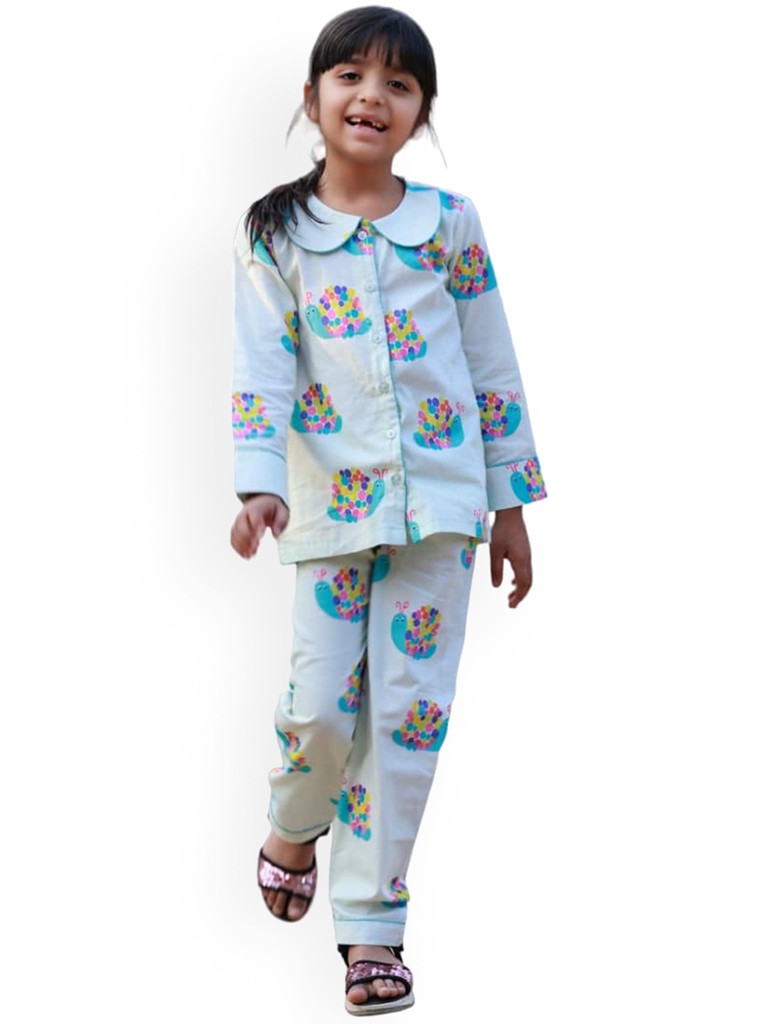 

Little Musketeer Printed Cotton Clothing Set, White