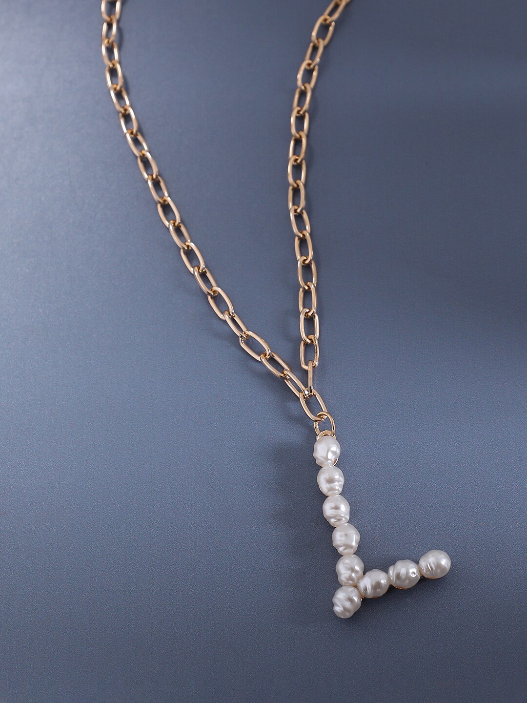 

SOHI Gold-Plated Beaded Chain