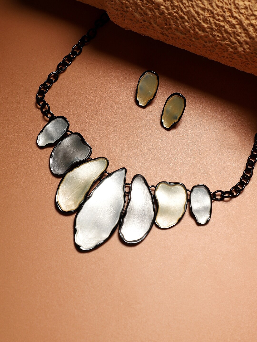 

SOHI Abstract Jewellery Set, Silver
