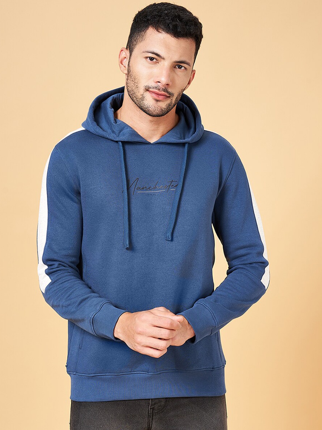 

BYFORD by Pantaloons Hooded Long Sleeves Pullover, Blue