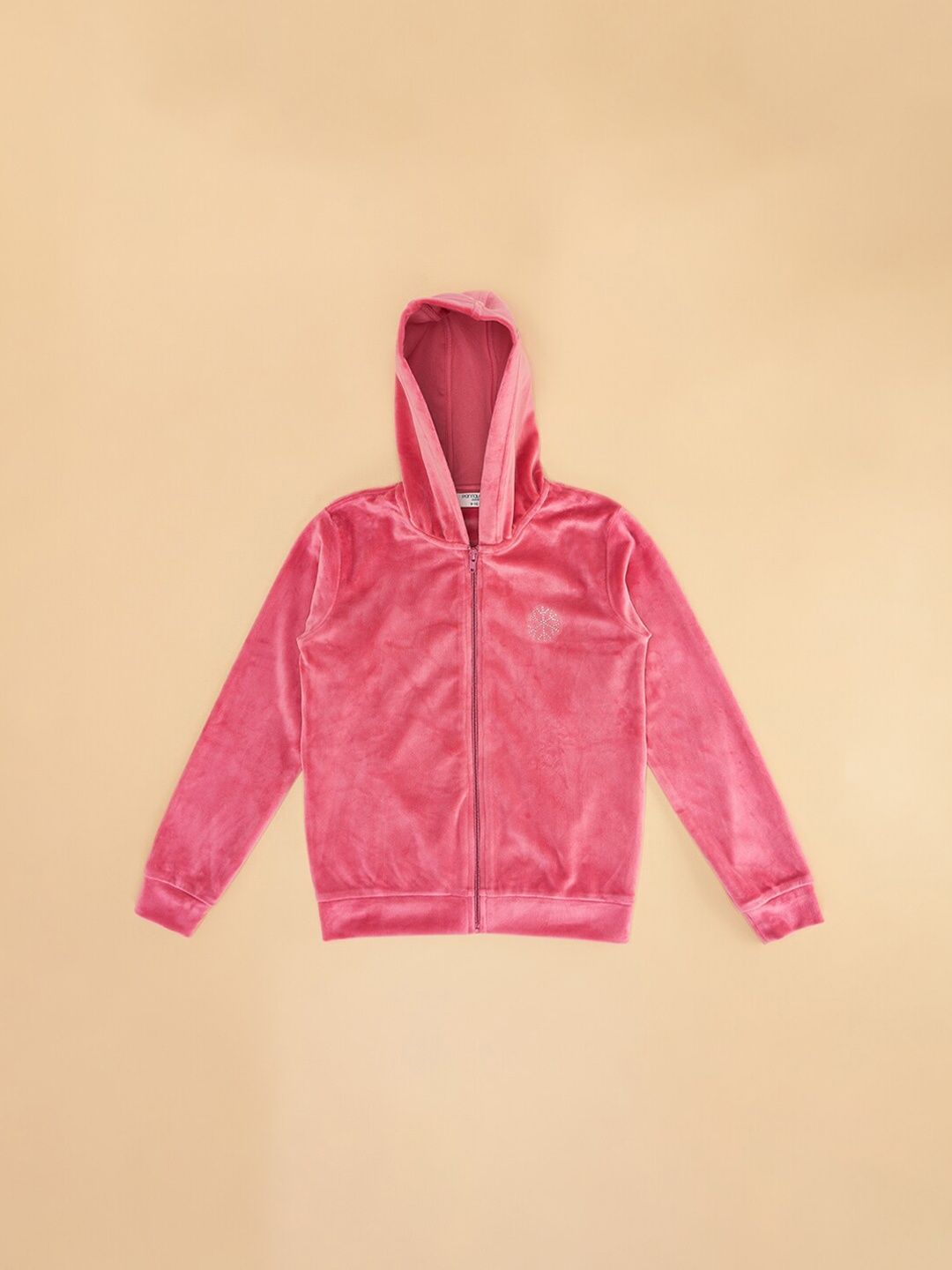 

Pantaloons Junior Girls Hooded Wool Sweatshirt, Pink