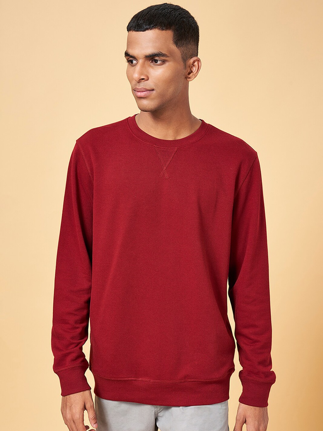 

Urban Ranger by pantaloons Long Sleeves Pullover, Maroon