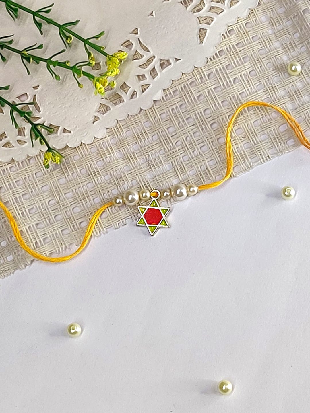 

The Magic Wand Boys Star Charm Rakhi, Gold