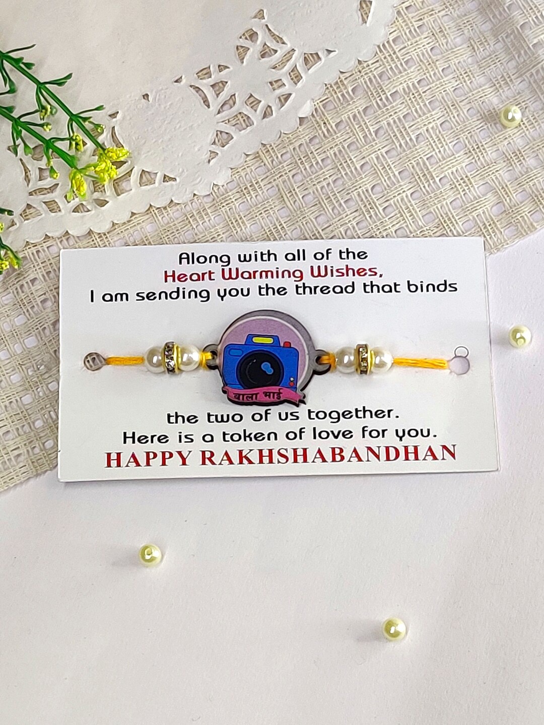 

The Magic Wand Boys Camera Charm Rakhi, Blue