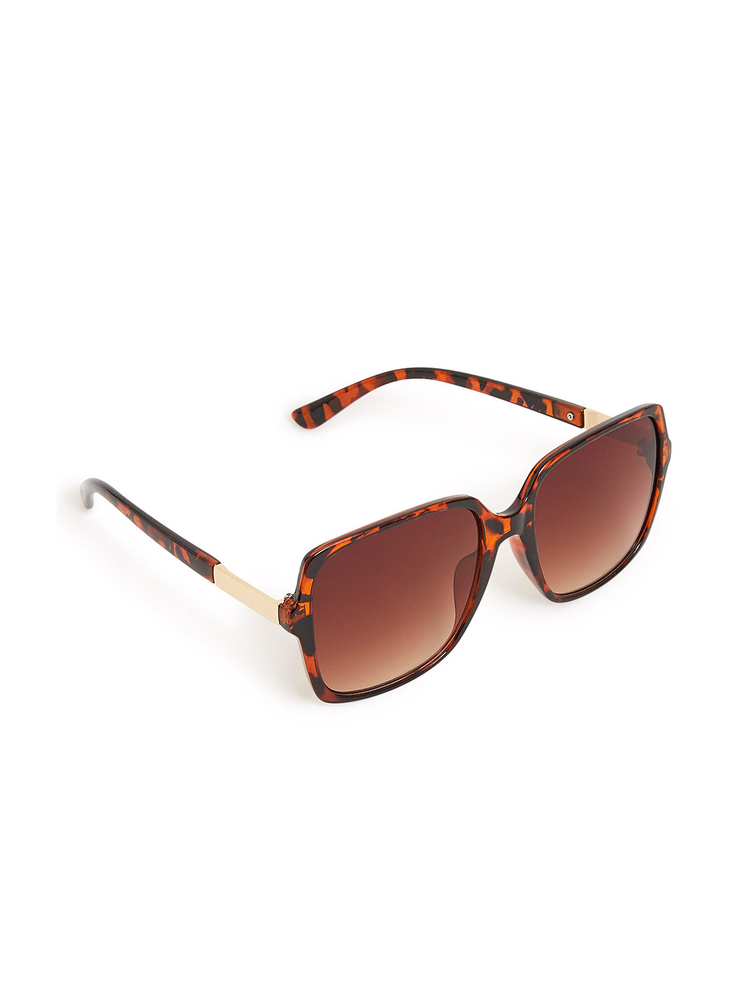 

Accessorize London Women Tortoiseshell Square Sunglasses, Brown