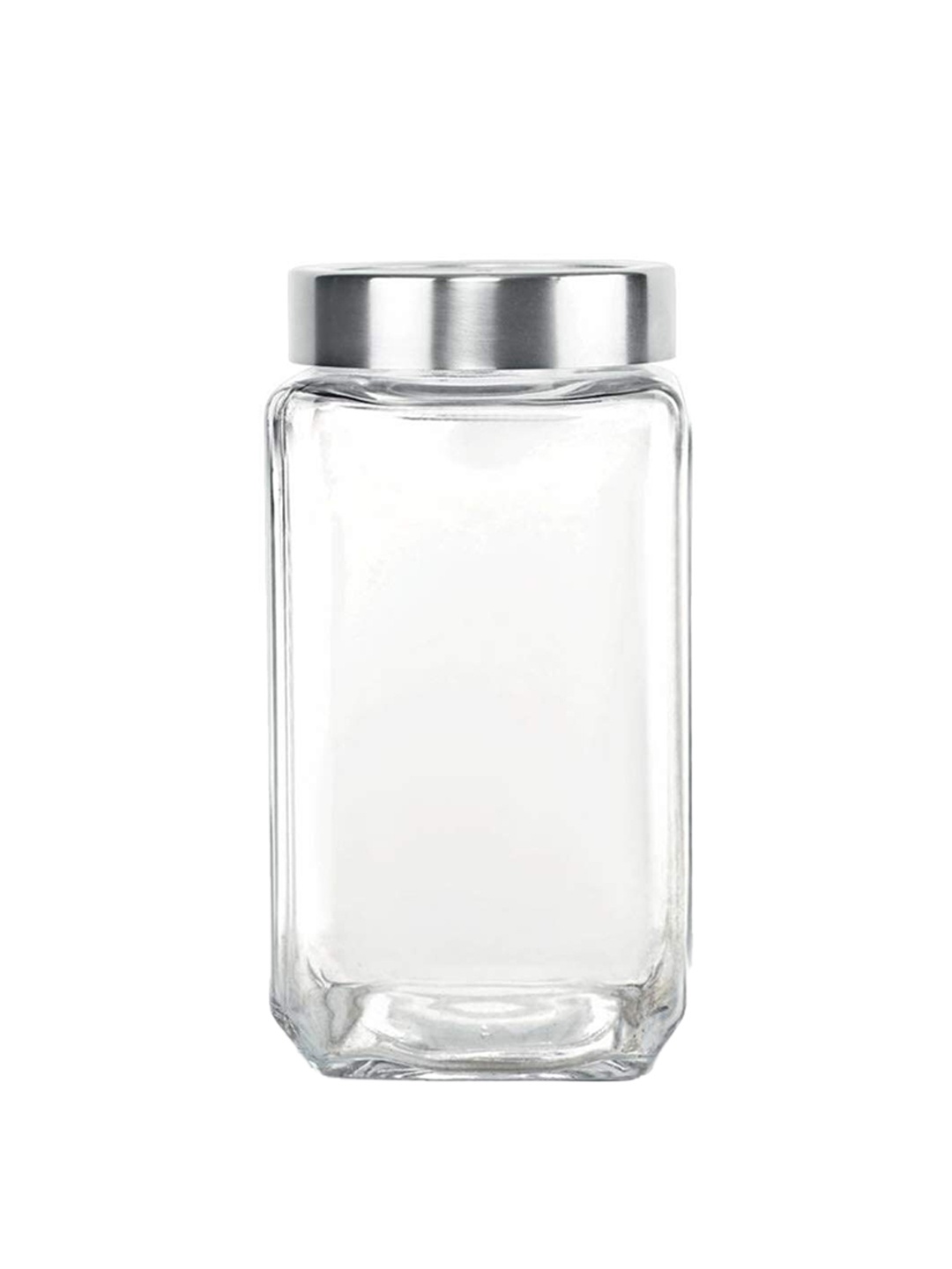 

Cello Qube Transparent Glass Air-Tight Storage Jar-800 ML