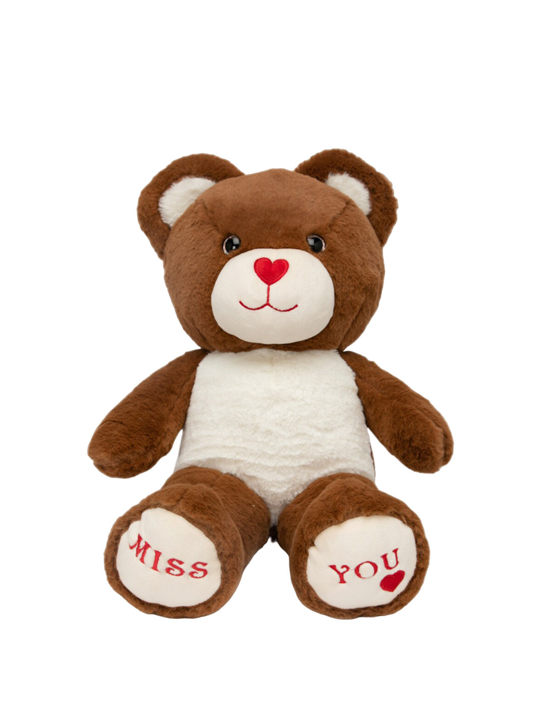 

lAZY BABY Kids Super Soft Fluffy Bear Soft Toy, Brown