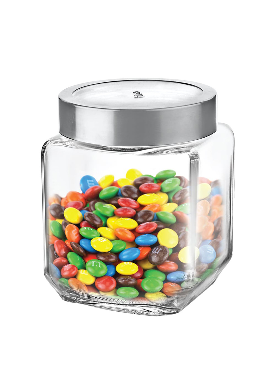 

Cello Qube Transparent Air-Tight Toughened Glass Jars 580ml