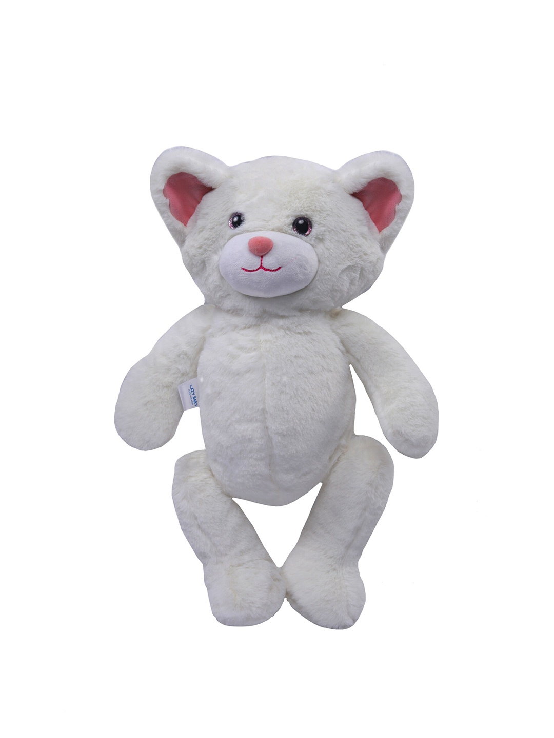 

lAZY BABY Kids Snow Cat Skin-Friendly Soft Toy, White