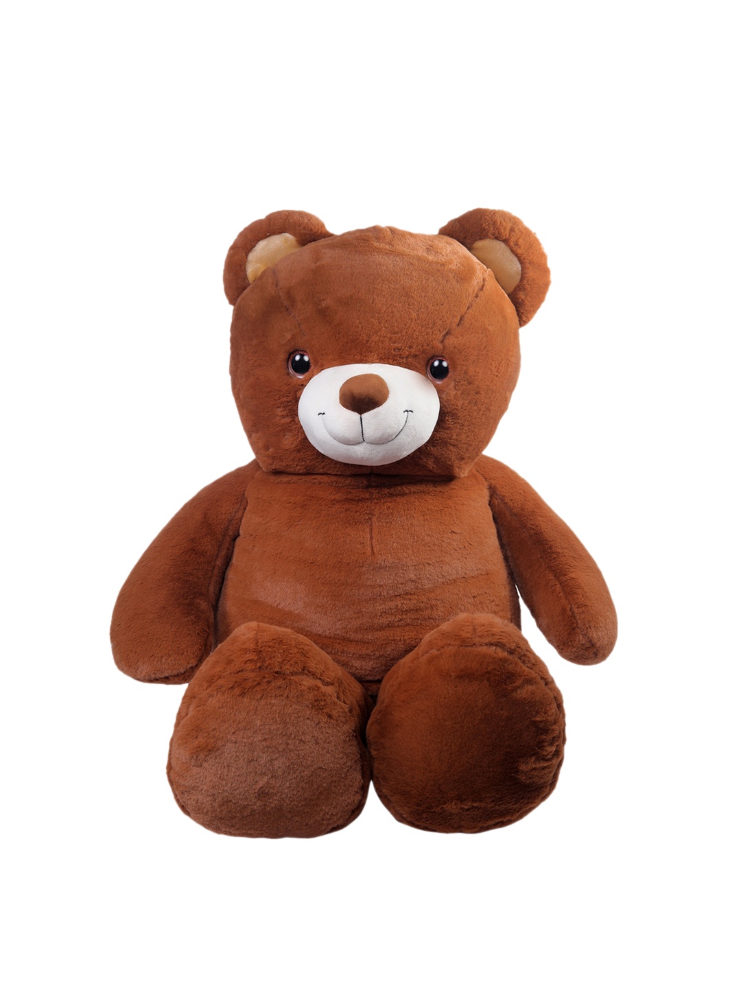 

lAZY BABY Kids Super Soft Fuzzy Bear Toy, Brown
