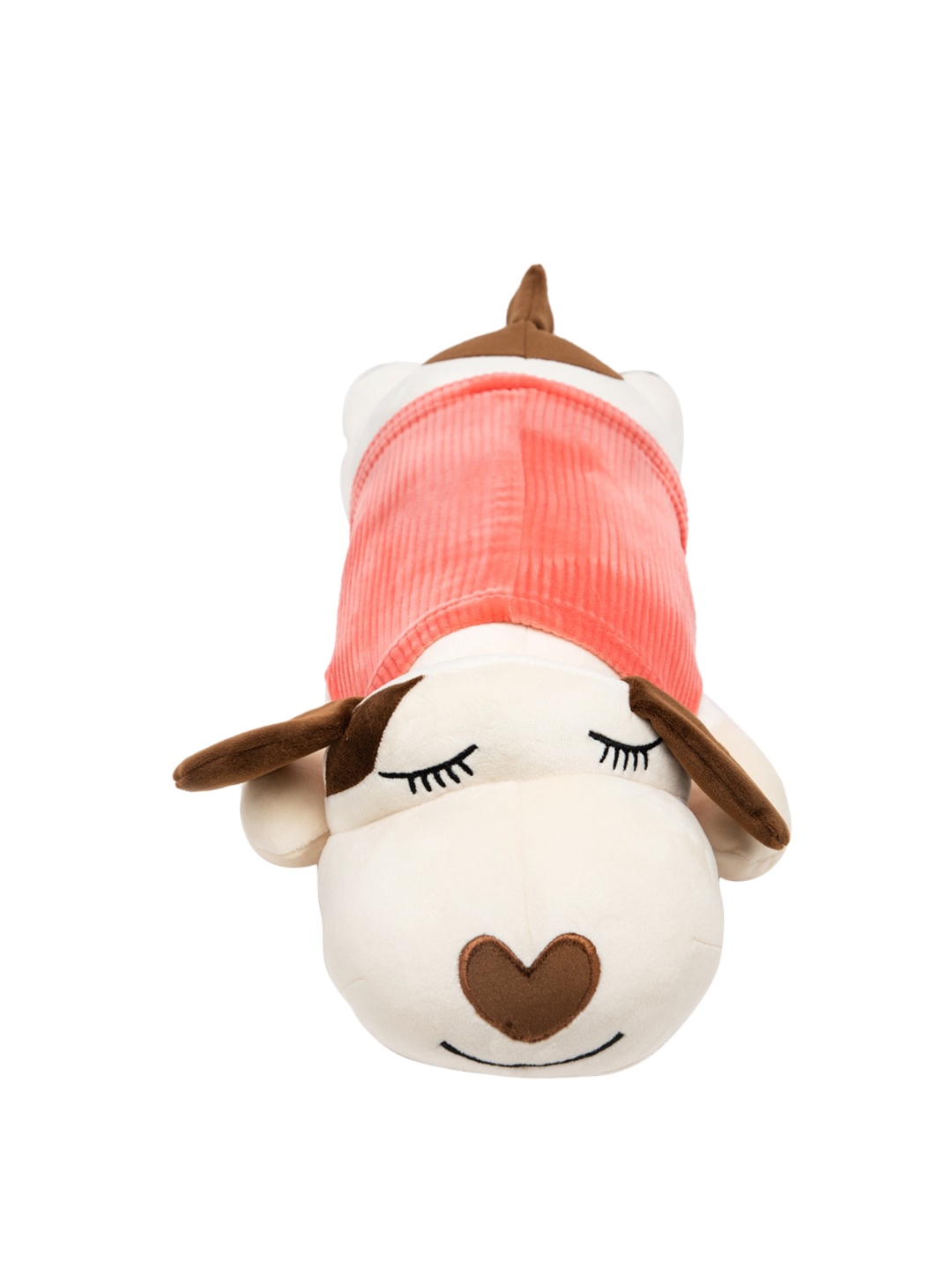 

lAZY BABY Kids Super Soft Sporty Dog With T-shirt Toy, White