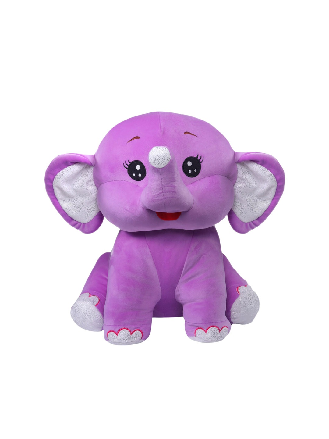

lAZY BABY Kids Elephant Skin-Friendly Soft Toy, Purple