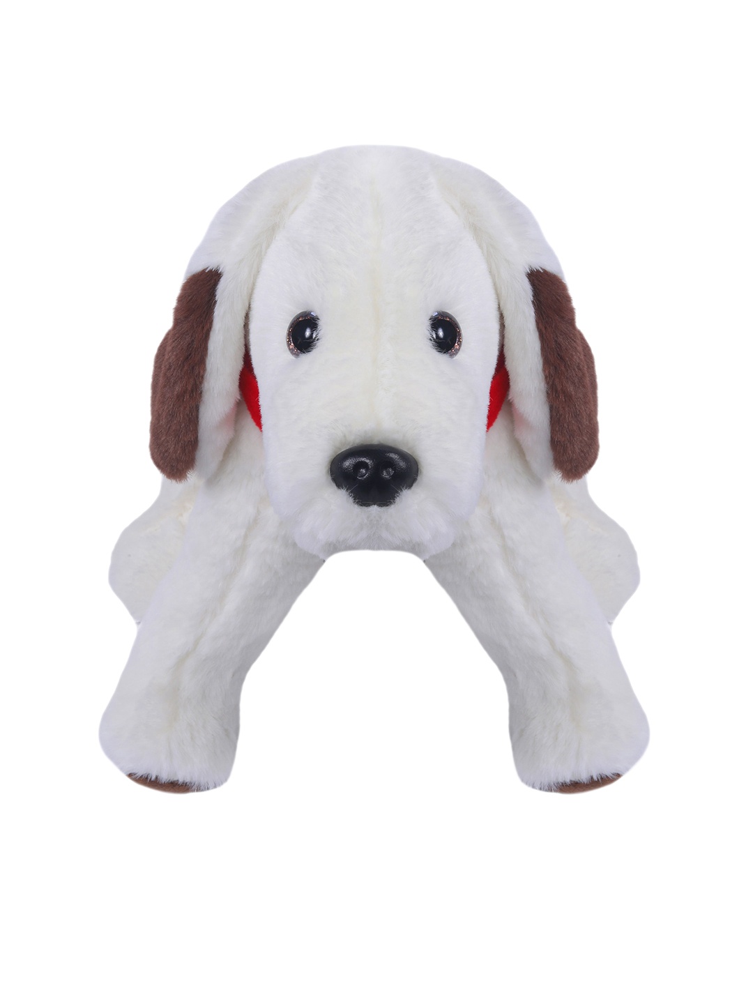

lAZY BABY Kids Super Soft Merry Dog Toy, White
