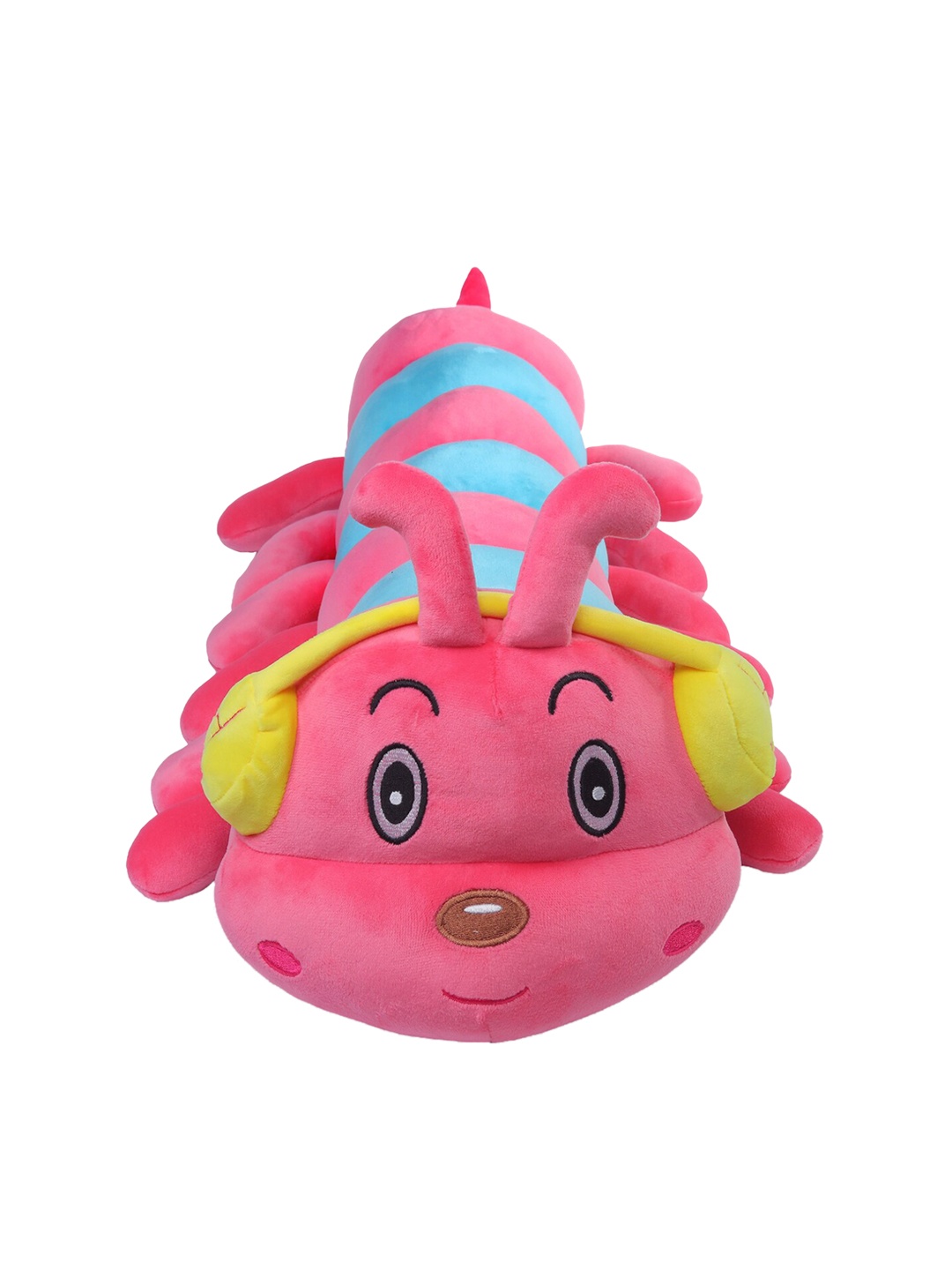 

lAZY BABY Kids Super Soft Velvet Clever Catterpillar Toy, Pink