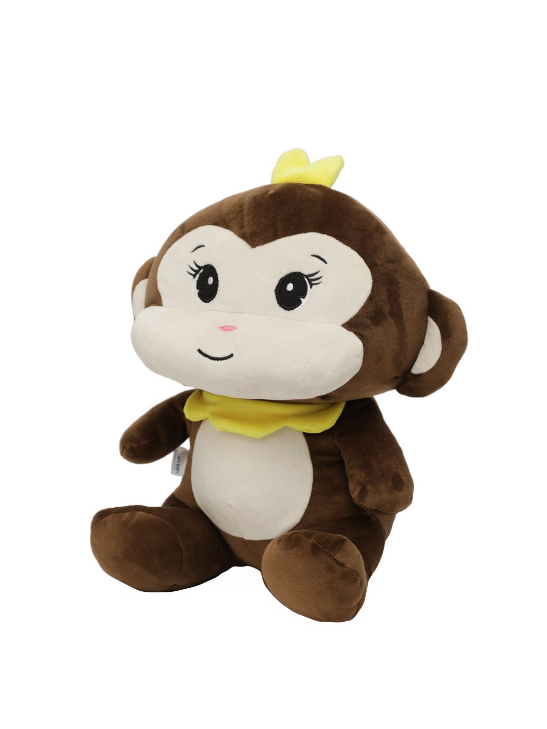 

lAZY BABY Kids Adorable Velvet Monkey Soft Toy, Brown